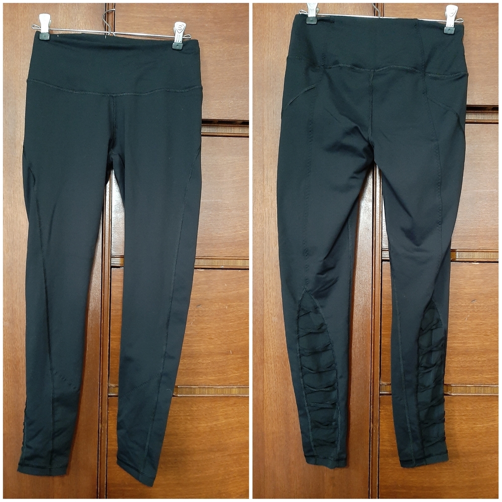 Victoria's Secret Black Sport Knockout Tights